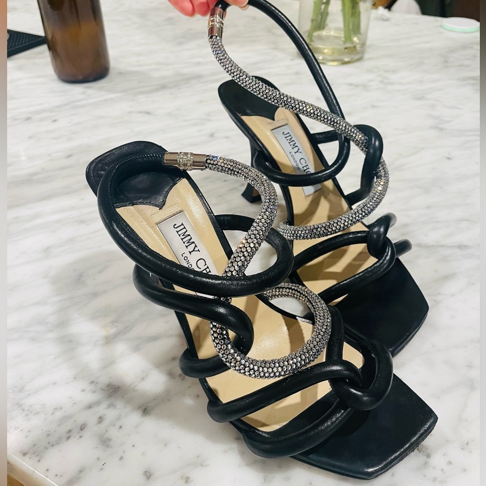 Jimmy Choo
Lonnie 90 Leather Sandal
